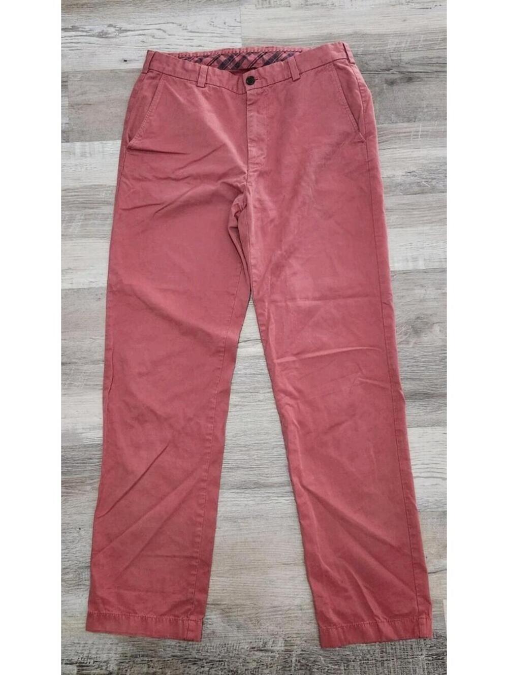 Brooks Brothers Pants Clark Fit 34 X 34 Dark Pink Slacks